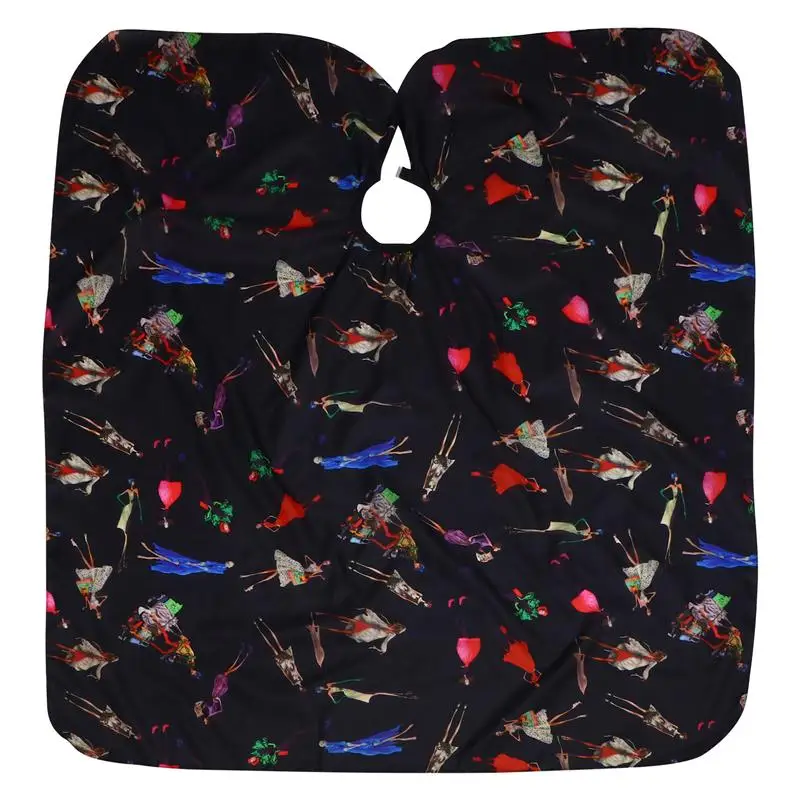 

1 шт. практичная накидка для парикмахерской, шаль для лечения волос, фартук с принтом для ухода за красотой