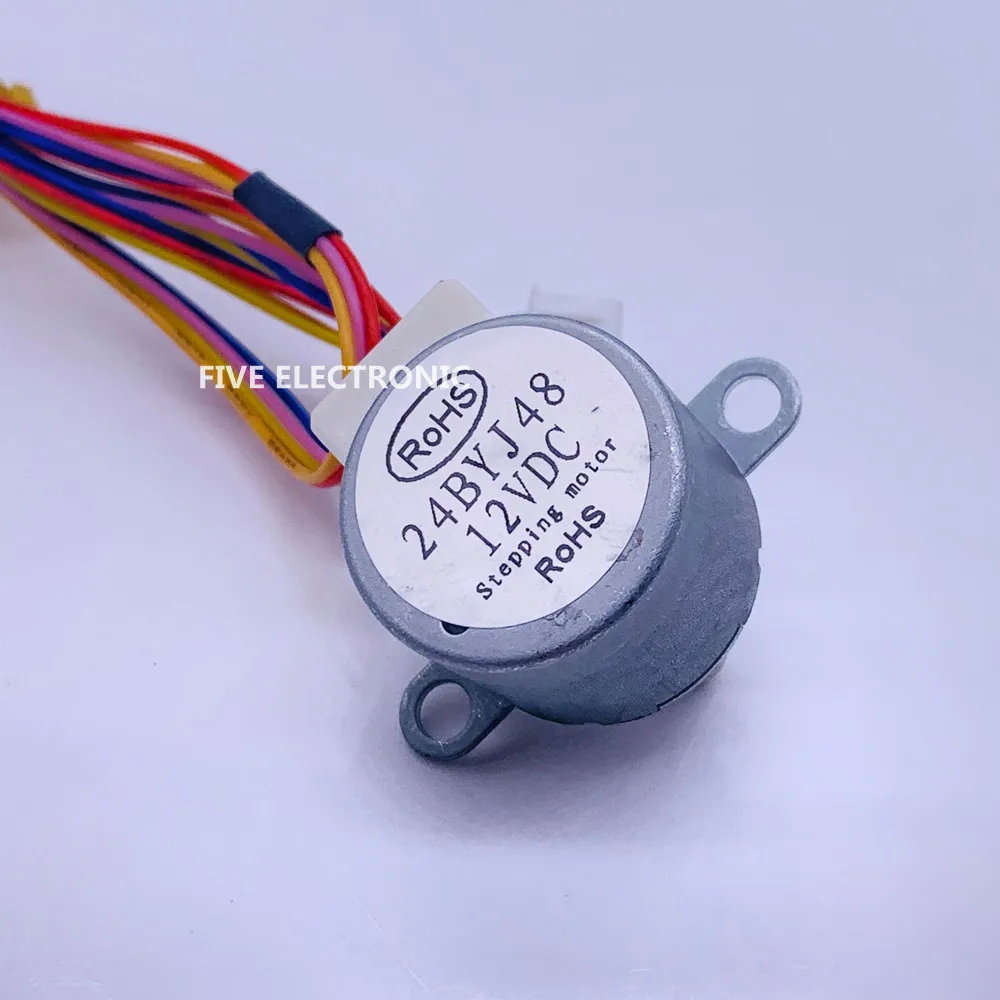24byj48 12 В 4 фазный 5 проводной редукторный двигатель + шаговый XH со свинцовым