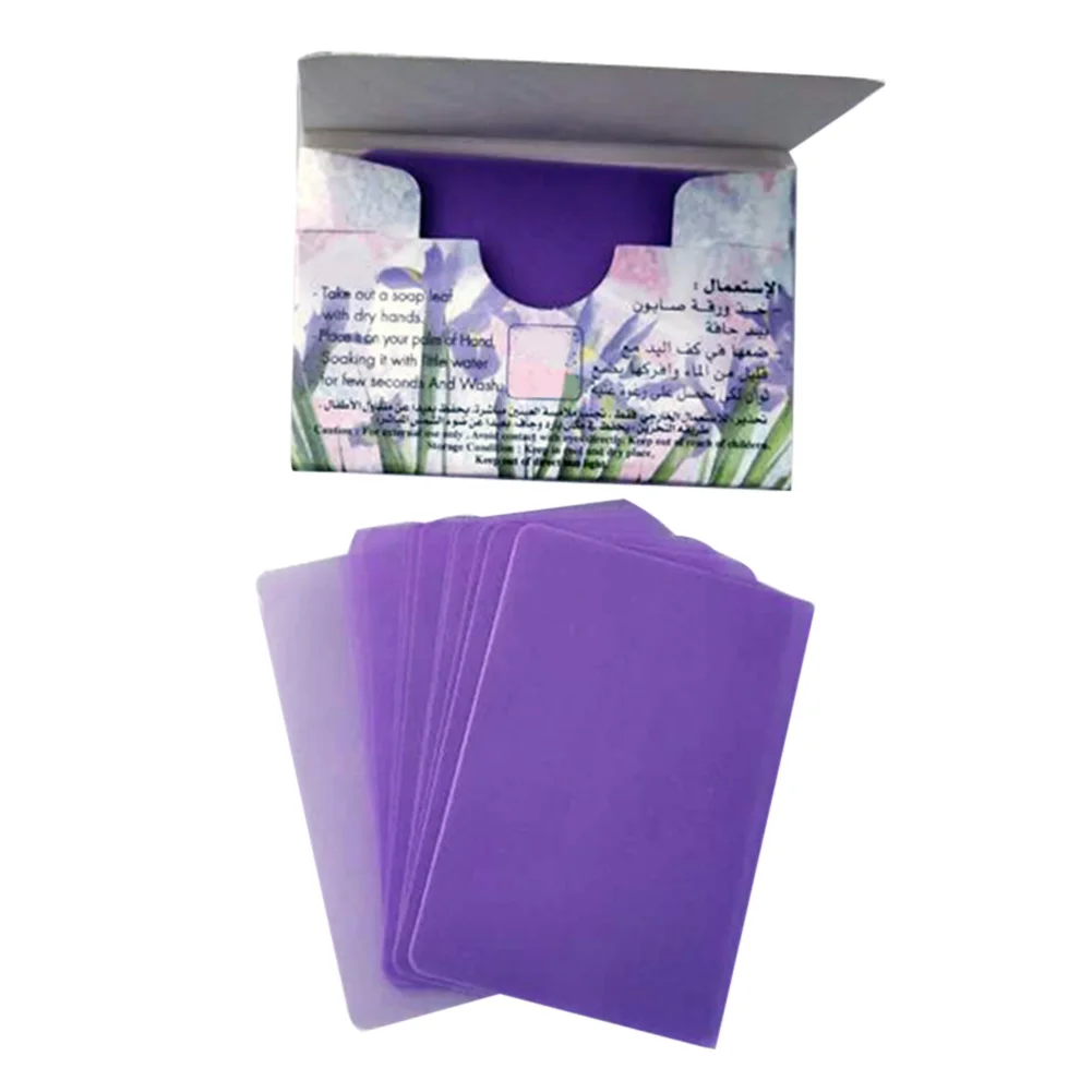 

25pcs Portable Soap Paper Make Foaming Scented Bath Washing Hands Travel Washing Hand Bath Clean Slice Sheets Paper Soap