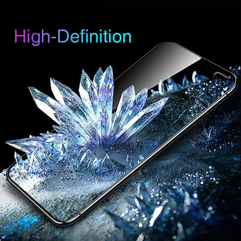 3D Full Cover for Xiaomi Redmi Note 9s Tempered Glass on For Protective Screen Film Protector | Мобильные телефоны и