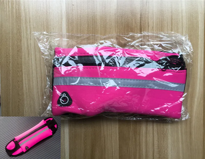 Rose Red Унисекс спортивные сумки для бега женские спортивные поясные карманные сумки для бега Портативные водонепроницаемые сумки для велоспорта Сумка для бега на открытом воздухе телефонная упаковка поясные сумки - Цвет: Rose Red