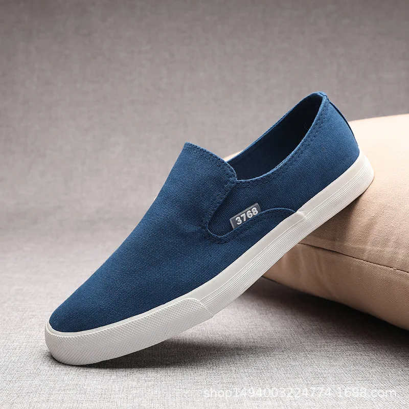 

2020 Fashion Spring autumn Men Canvas Shoes Espadrilles Men Casual Slip on Breathable Loafers Men Flats Shoe Zapatos Hombre