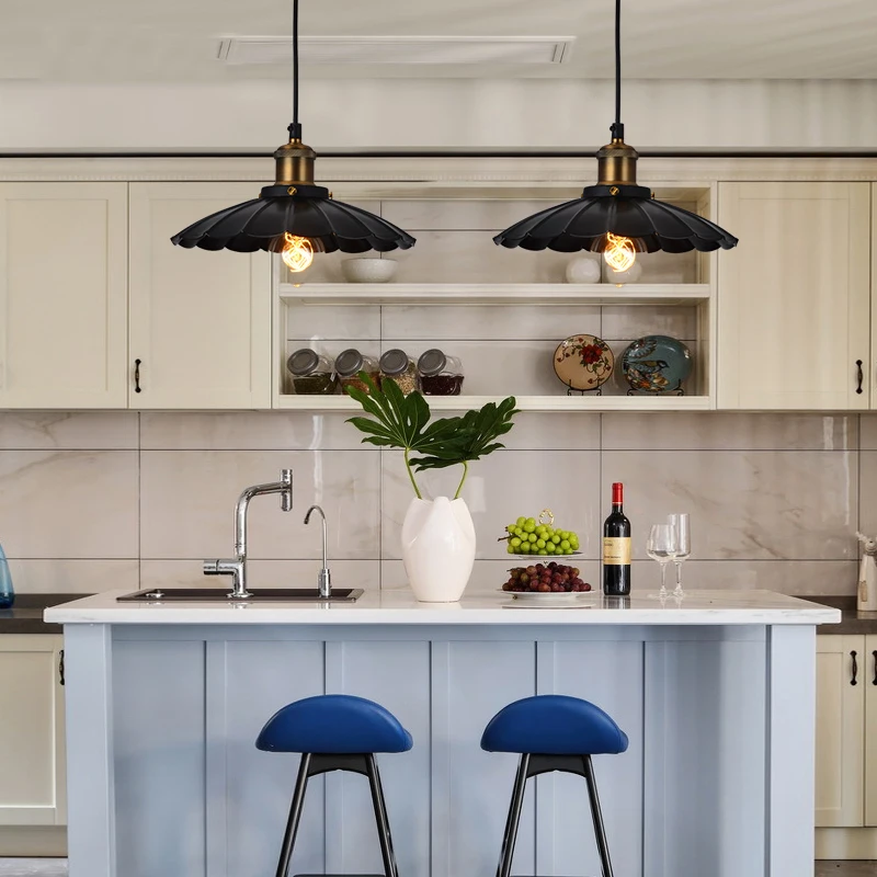 Винтажные подвесные светильники в стиле индастриал скандинавский Ретро