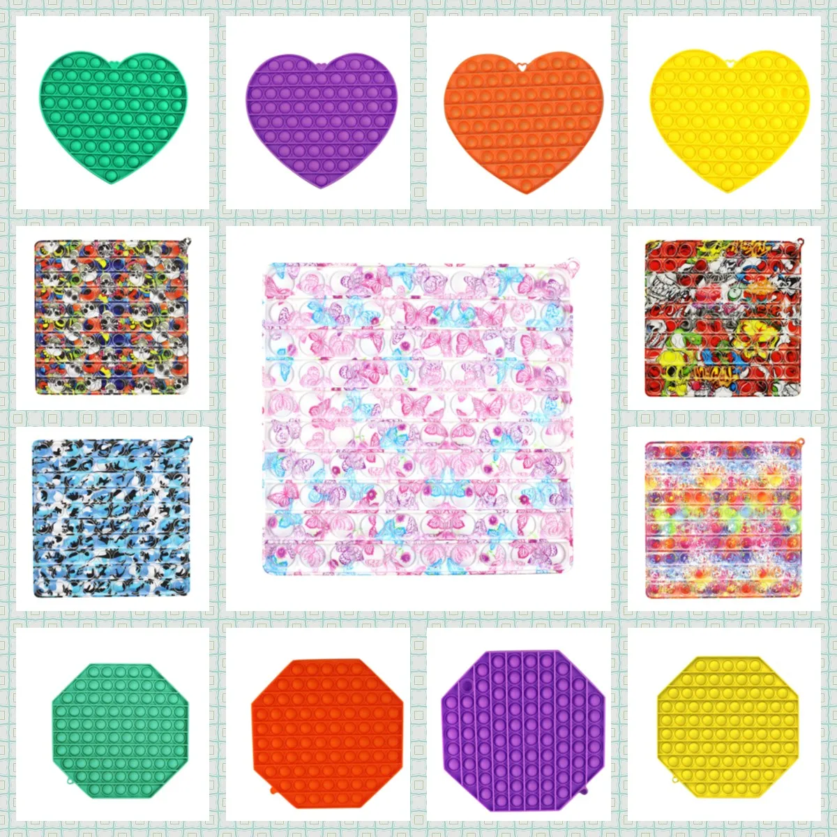 Игрушки-антистресс набор эластичных струн подарочная упаковка сжимаемые