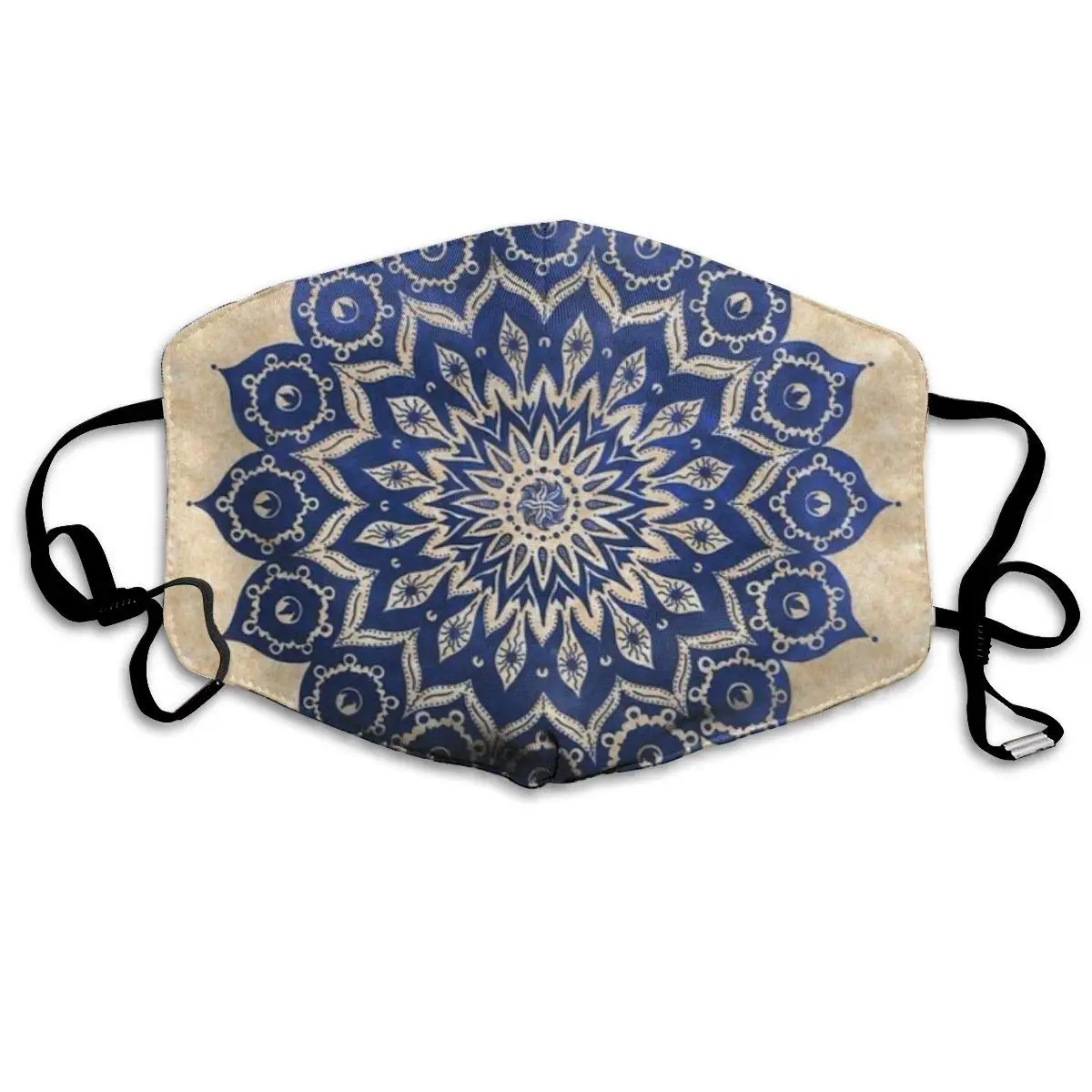 

Fashion Unisex Anti-Dust Half Face Mouth Mask Mandala Lotus Floral Design Art Decor