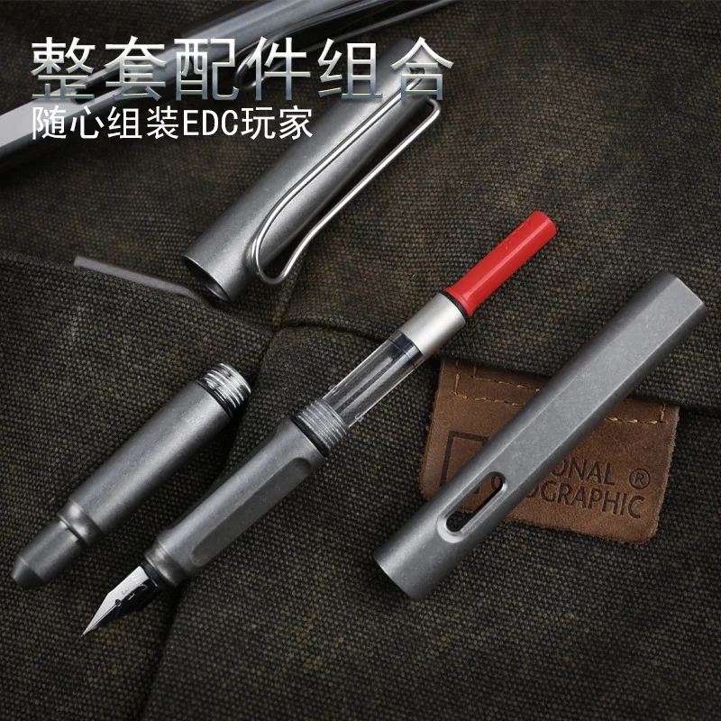 Jual A315 Titanium Alloy Pena Taktis Multi-Fungsi Pen Taktis Pertahanan Diri Pena Baja Tungsten Jendela Breaker