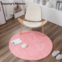fleece fabric round carpet computer chair mat area rug bedroom rug rugs and carpets for home living room