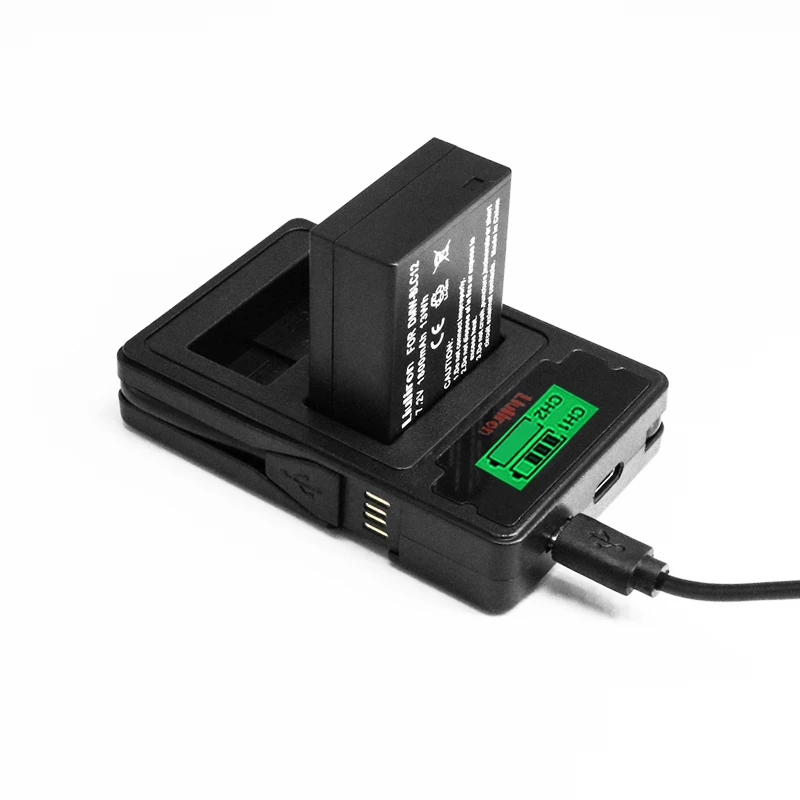 DMW-BLC12 DMW-BLC12E ДМВ BLC12 Li-Ion Батарея + USB Dual Зарядное устройство для цифрового