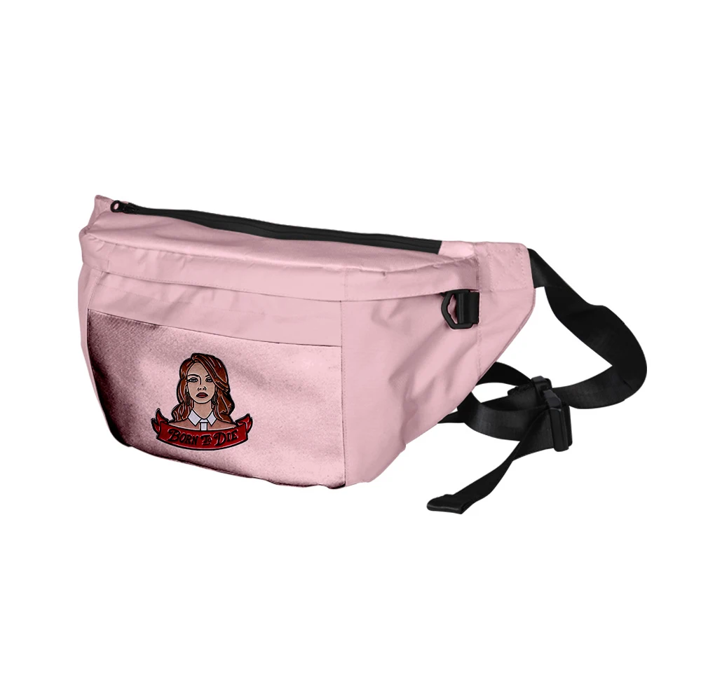 

Fashion Lana Del Rey 3D capacity breast pocket waist streetwear breast pocket hip hop high quality outdoor big waterproof Kawaii