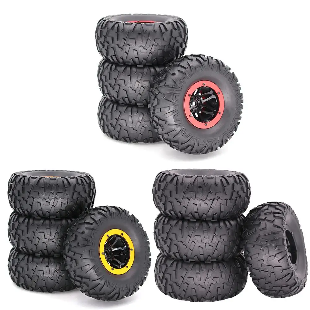 4 шт. резиновые шины для автомобиля с дистанционным управлением 2 дюймов надувные
