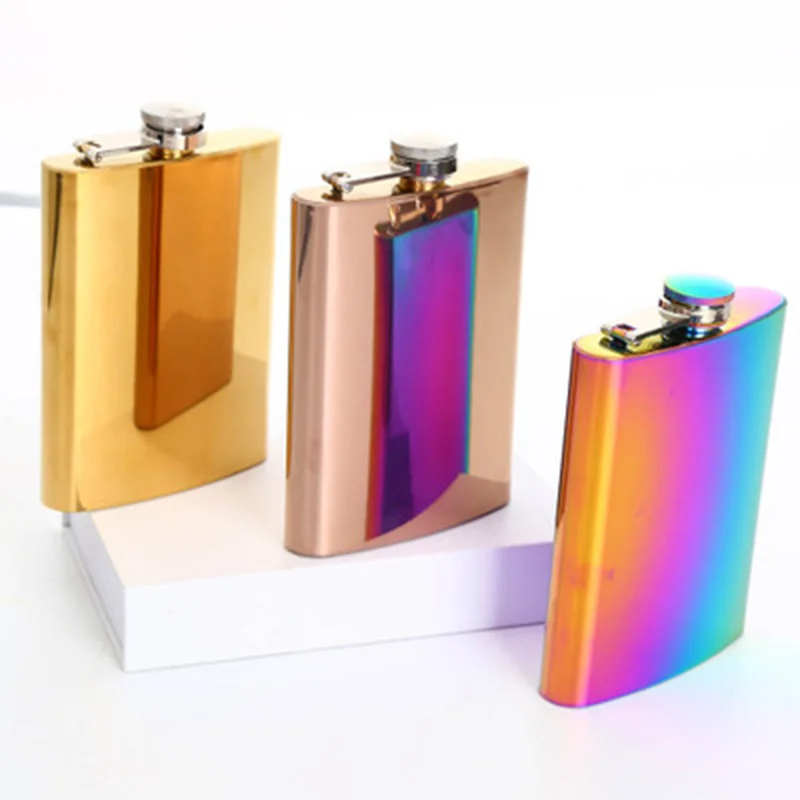 Фляжка для ликера из нержавеющей стали фляжка 8 унций складная с воронкой виски