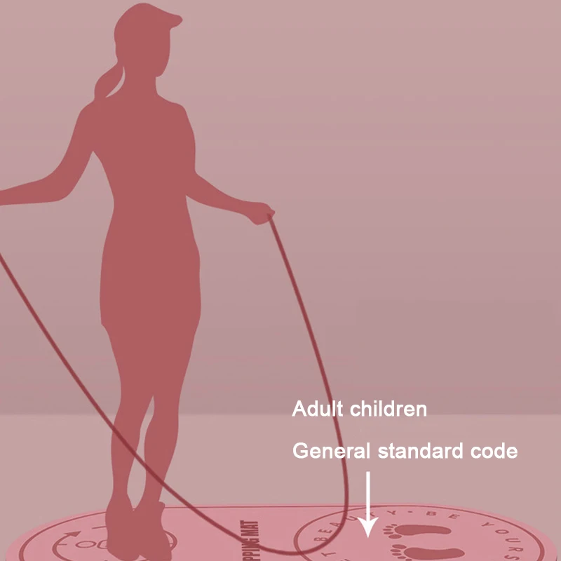 Фитнес йога коврик Скакалка пола тренировок для Спортивные щитки бесшумный