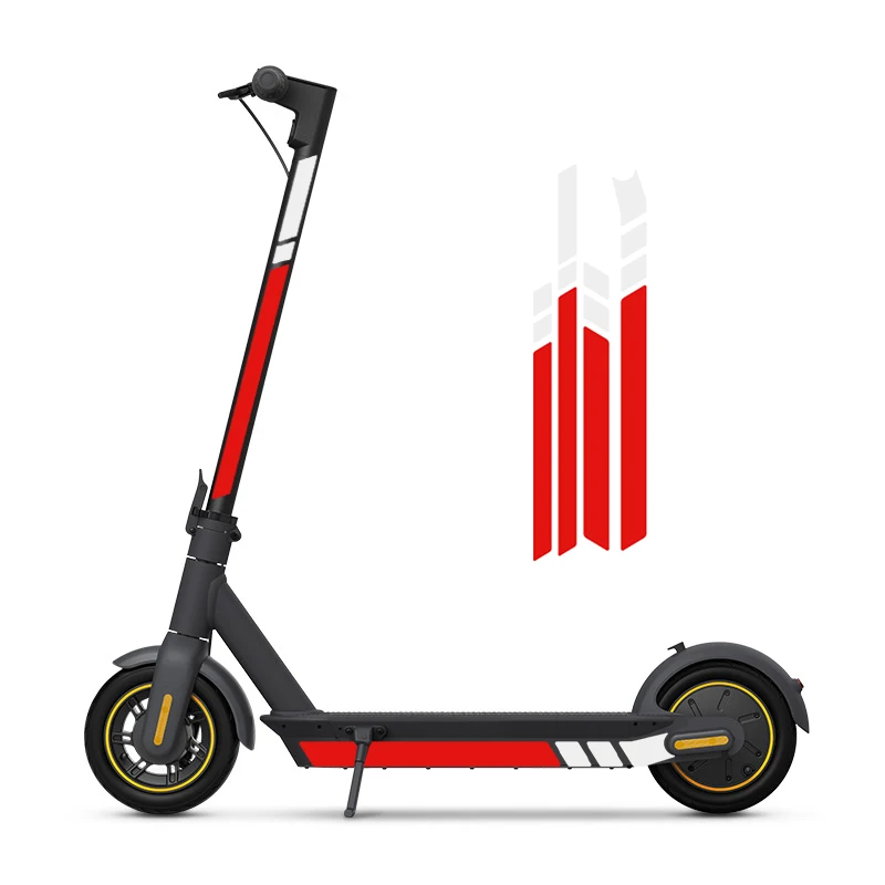 B Электрический скутер Светоотражающая наклейка для ninebot MaxG30 самокат индивидуальная наклейка украшение для скутера - Цвет: B