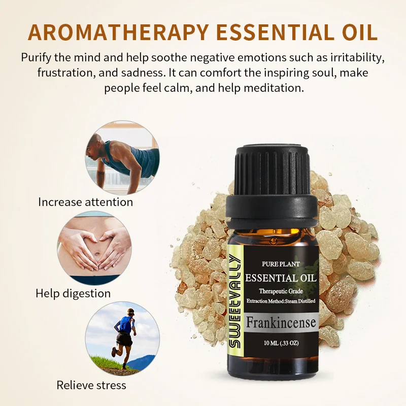 10 мл эфирное масло Frankincense диффузоры деревянный набор ароматерапия ванна для ног