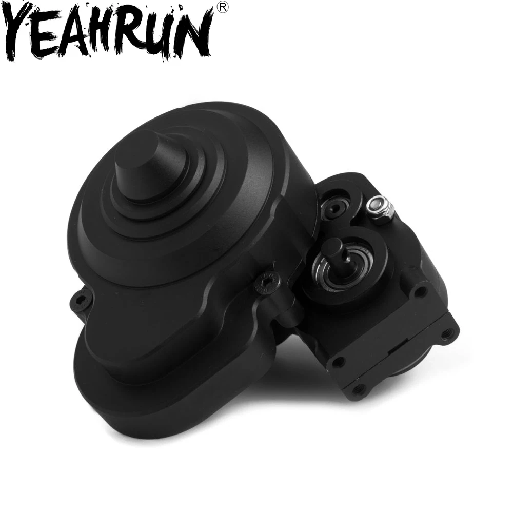 YEAHRUN алюминиевый сплав 1:10 RC обратное вращение коробка передач для осевого SCX10