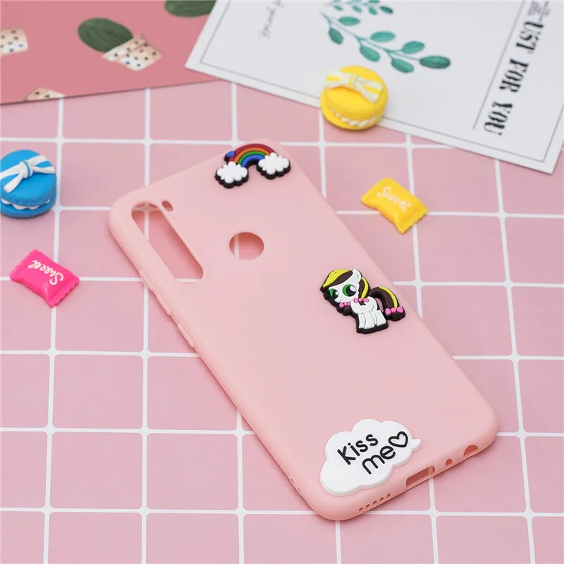 Мягкий Силиконовый ТПУ чехол 3D для Xiaomi Redmi Note 8T задняя крышка с изображением