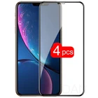 4 шт. закаленное стекло для iPhone 11 12 13 Pro XR XS Max 8 7 6, Защита экрана для iPhone 12 13 Mini X 8 7 Plus, новое SE HD стекло