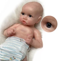 acestar 19 inch 48 cm saskia reborn baby doll kit already painted ya pintado full body real solid silicone newborn preemie girls