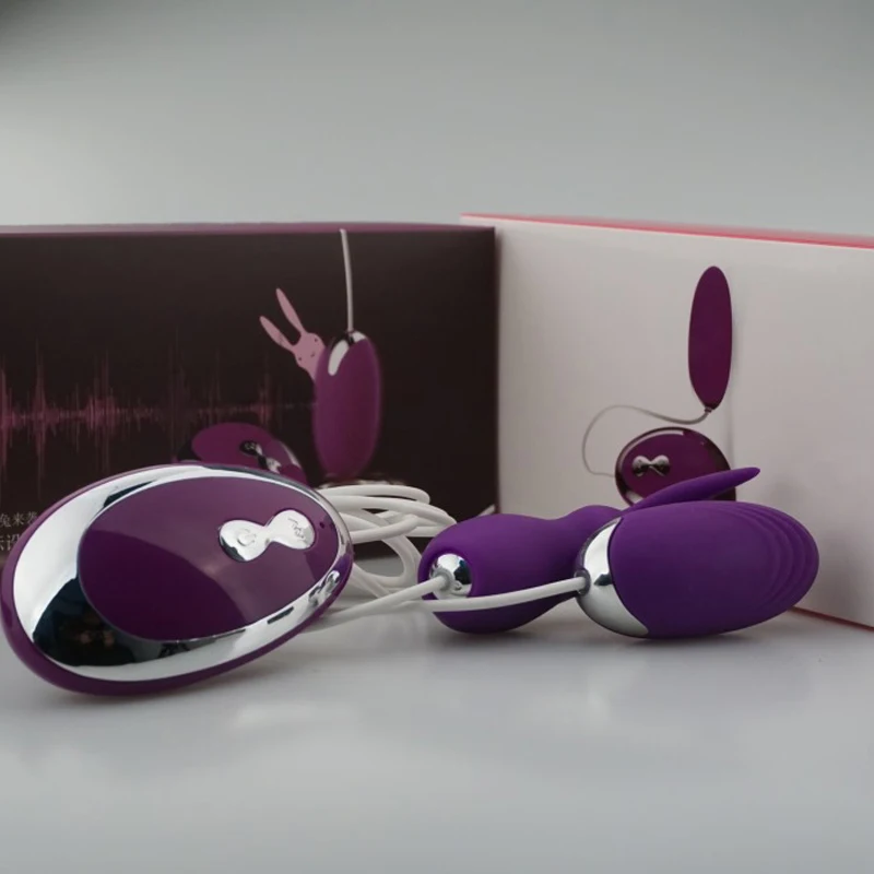 Женский Секс реквизит Проводной Двойной прыжки яйцо многочастотная Вибрация