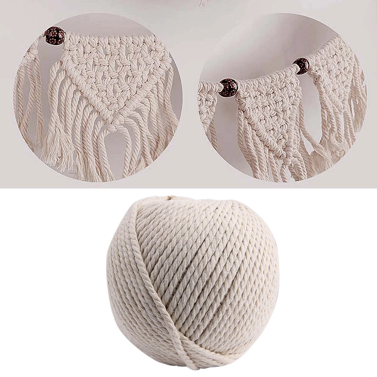 1 рулон хлопковый шнур макраме веревка хлебопечки шпагат для Ловец снов Dreamcatchers