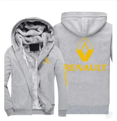 

Winter Tesla Print Car Logo Hoodies Harajuku Zipper Thicken Fleece Jacket Sport College Male Cotton Man's Casual Coat Warm Tops