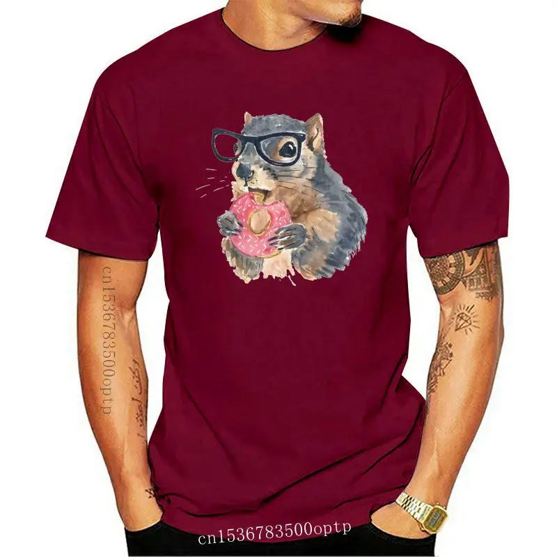 

New Squirrel Eating Donut T-Shirt