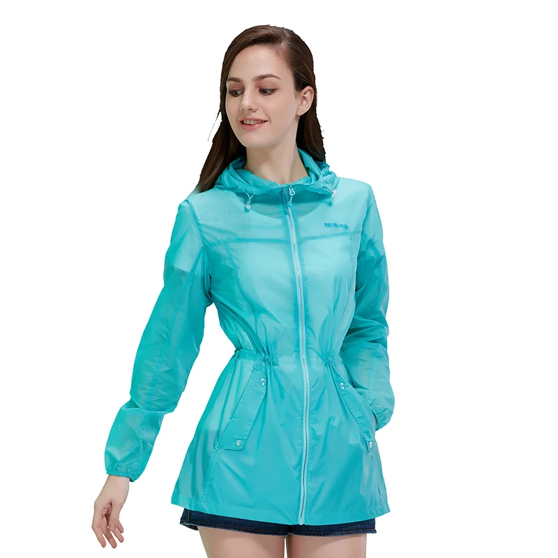 Женские крутые летние солнцезащитные куртки быстросохнущая прозрачная