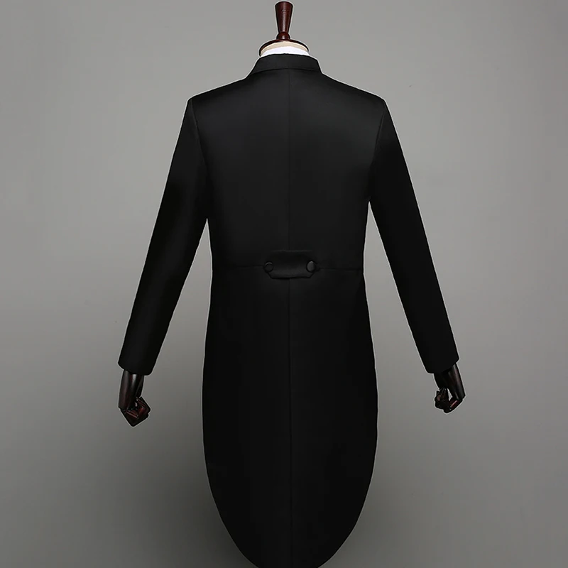 Мужской формальный прилегающий деловой костюм с длинными рукавами бейзер кофта