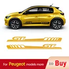 Боковые наклейки на автомобиль, полосы кузова, виниловые наклейки для Peugeot iOn Landtrek Partner RCZ требоter Traveler Boxer GTI GT line Sport Gti GT