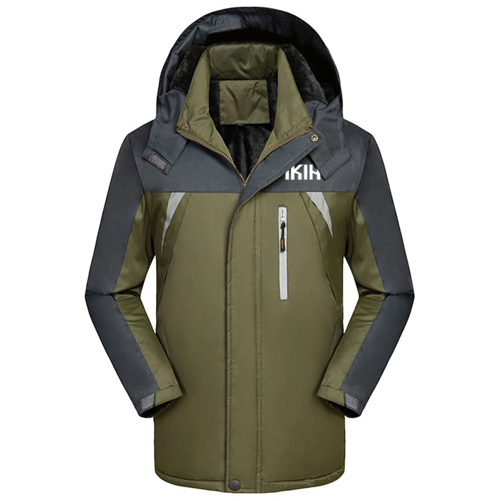 

Men Winter Odin Vikings Viking Berserker Jacket Windbreaker Waterproof Warm Outdoor Cold-Proof Mountaineering Clothing Coat