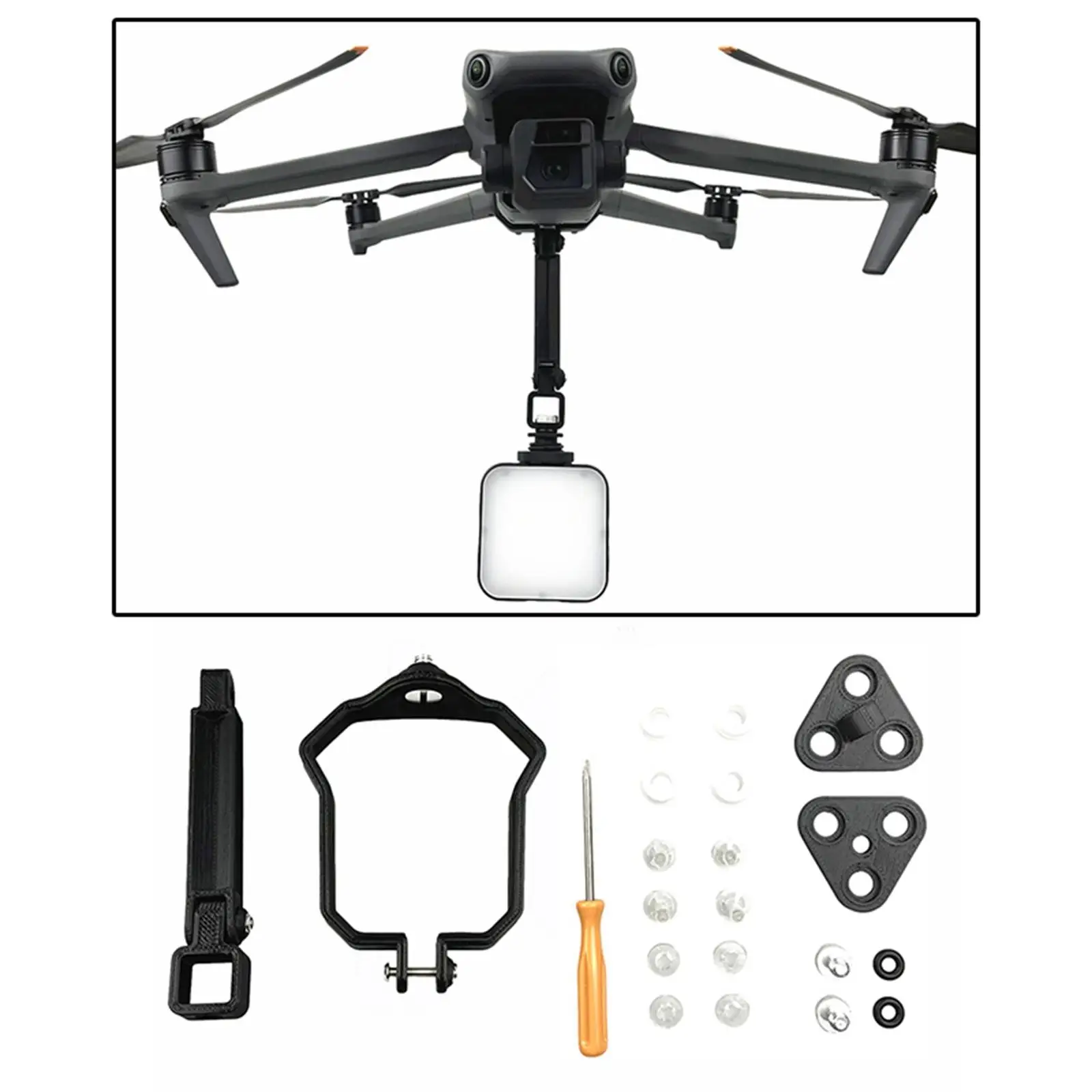 

Extended Adapter Bracket Holder Fixed Holder Upper Mount Adapter for DJI Mavic 3 Cine Quadcopter Panorama Camera Accessories