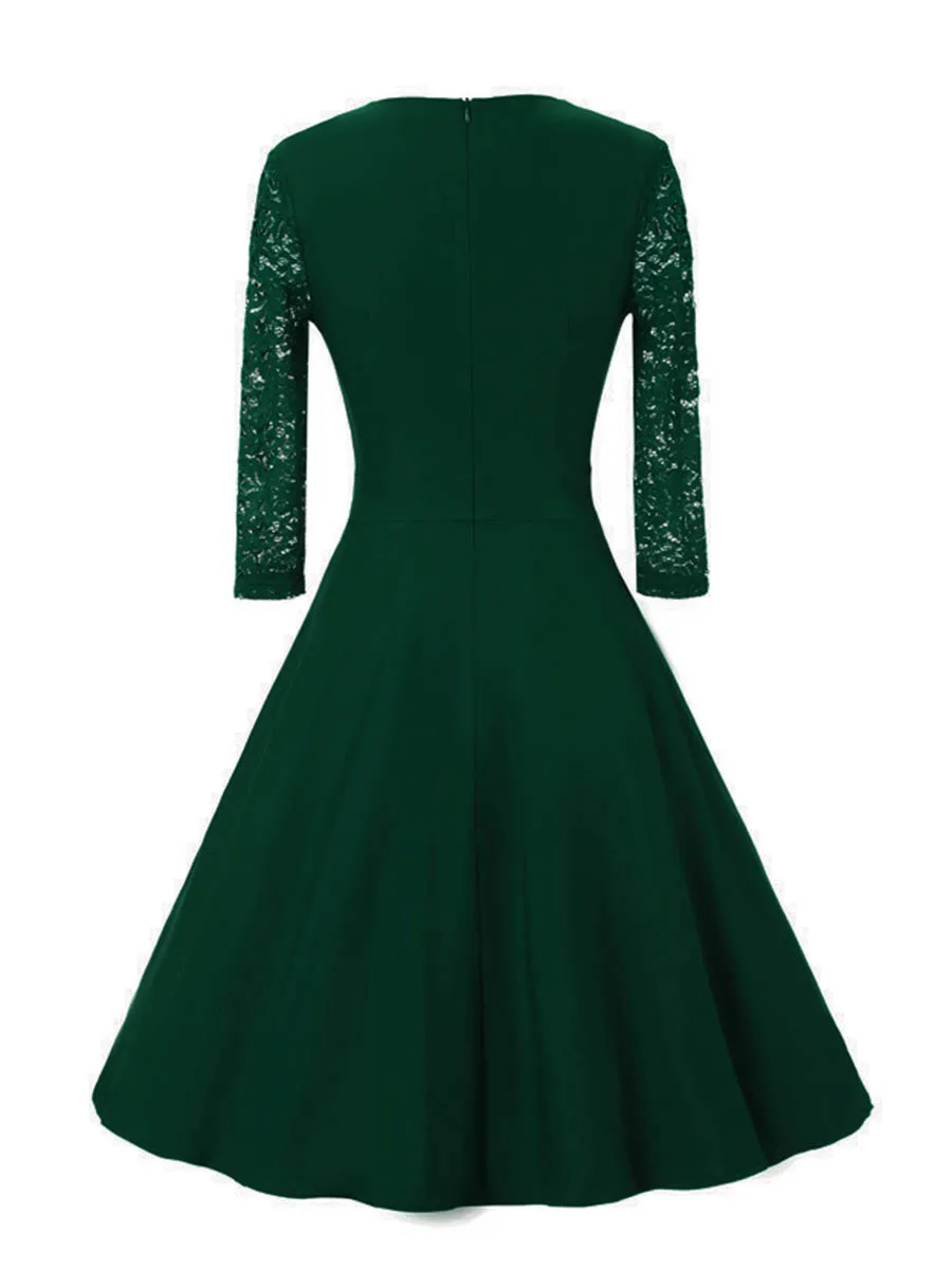 

SALE Black Dress Elegant Office Lady OL Casual Busniess Work Wear Robe A Line Mid-length Vintage Sisjuly Summer Dress Plus Size