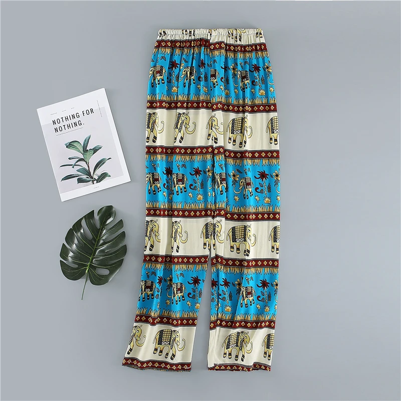 Женские брюки на весну и лето тонкие хлопковые штаны для дома кондиционирования