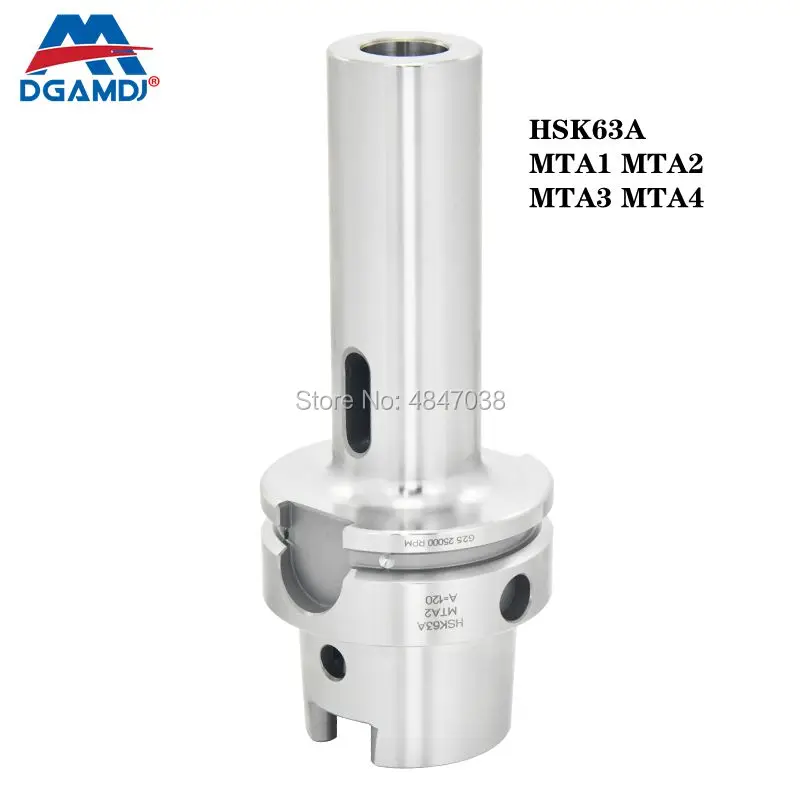 

HSK63-A Morse Taper Tool Tolder HSK63A-MTA1 MTA2 MTA3 MTA4-100L 120L 140L 160L Morse Drill And Milling Cutter Holder