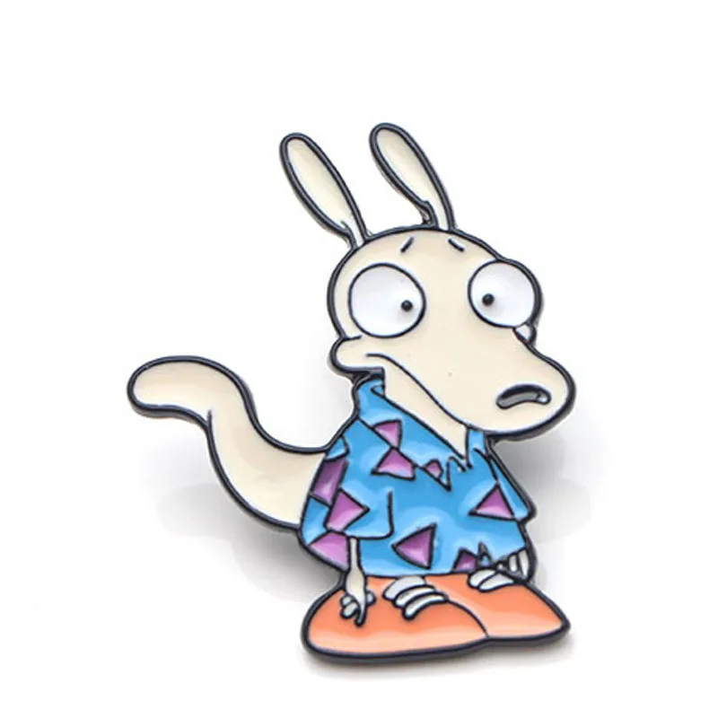 Мультяшные милые современные знаки для галстуков из цинкового сплава Значки