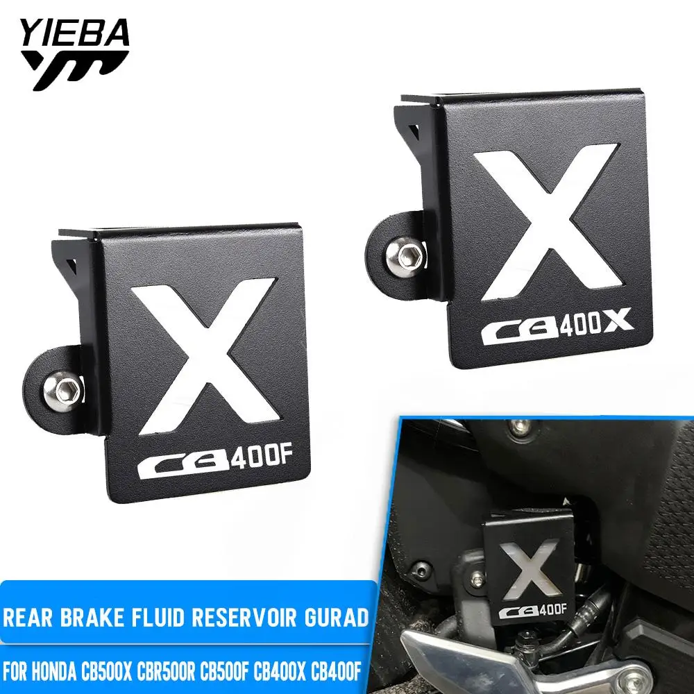 

Motorcycle Accessories Rear Brake Fluid Reservoir Cover Protective Gurad FOR Honda CB400X CB400F CB500X CBR500R CB500F 2019-2021