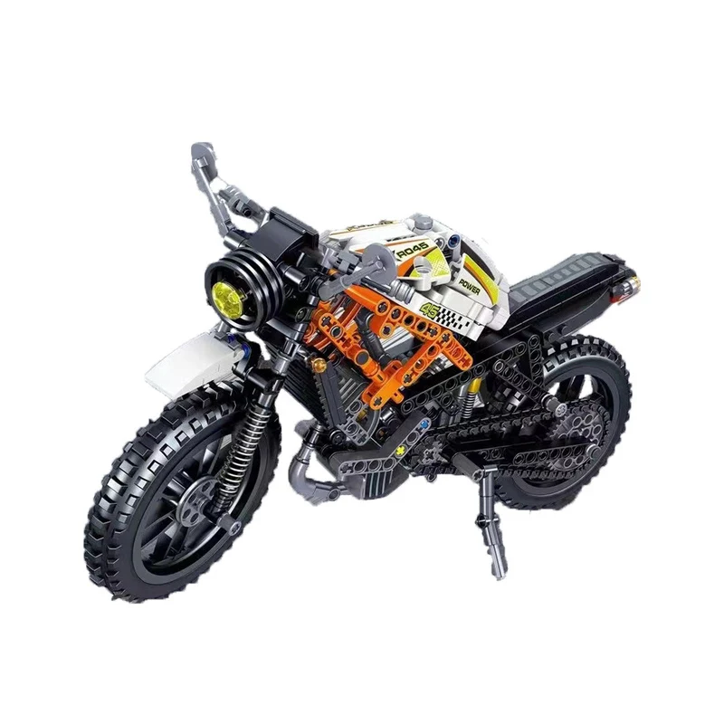 

High-Tech Series City Speed Champion Motorbike Building Blocks Off-Road Haulage Motor Motorcycle Race Bricks Toys For kid Gift
