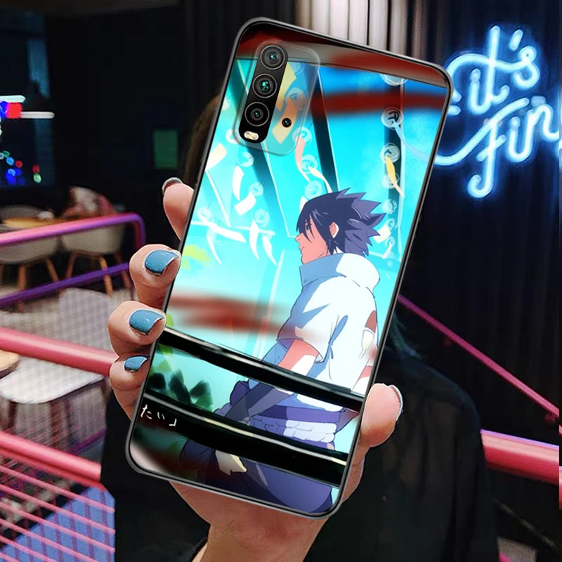 

N-Narutos Kakashi Sasuked Gaara Painting Phone Case Redmi 9 9 Pro 9T 9A 9C Redmi Note 9 9S Pro Max Silicone Matte Funda