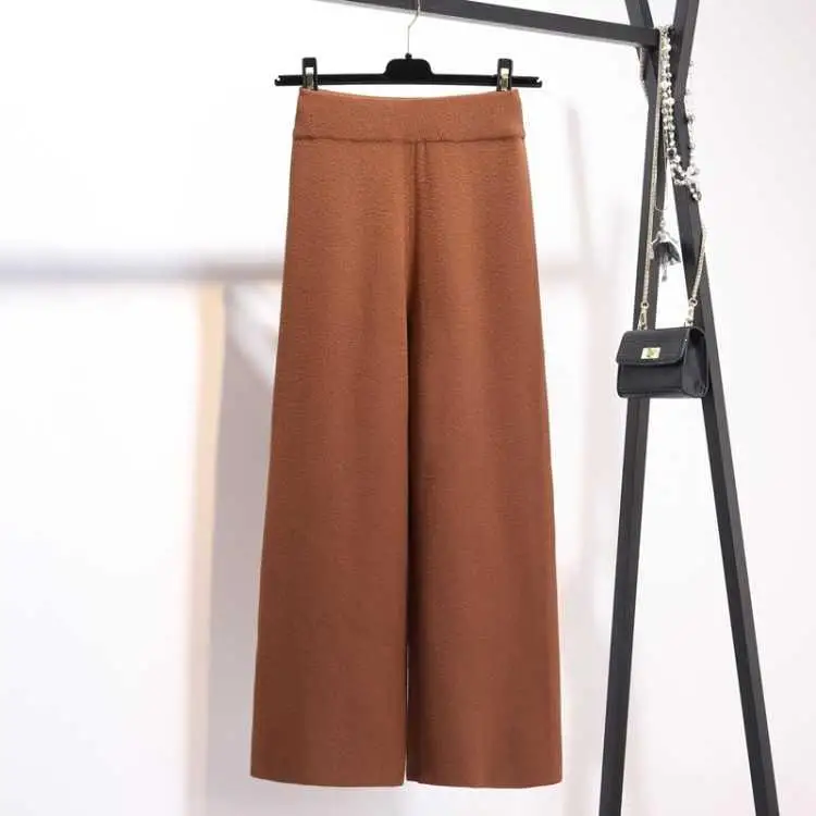 Комплекты из 2 предметов однотонные женские свитера с высоким воротом пуловеры