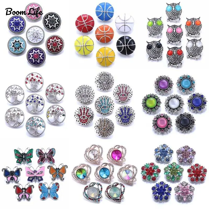 Бум жизни 10 шт./лот оптовая продажа оснастки ювелирные изделия 18 мм кнопки