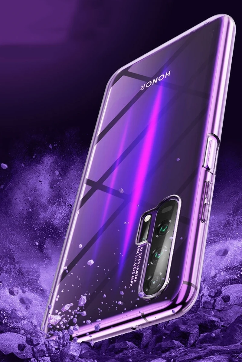 Для huawei Honor 9X Pro 8X V20 8C 7A 7C 20 10 9 LiteSoft TPU чехол Силиконовый противоударный с защитой от