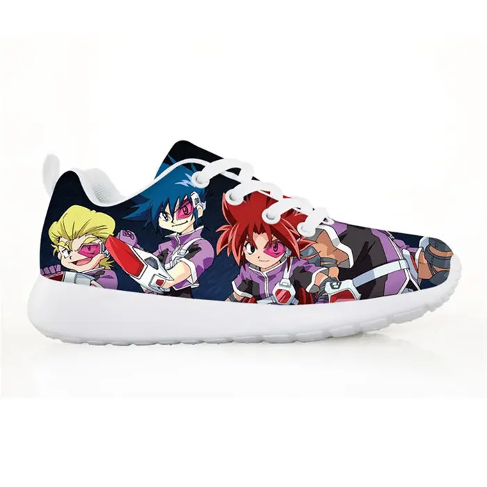 Новые осенние Beyblade Burst с рисунком детская спортивная обувь для девочек и мальчиков повседневная обувь ультра-легкая мягкая подошва дышащая детская спортивная обувь