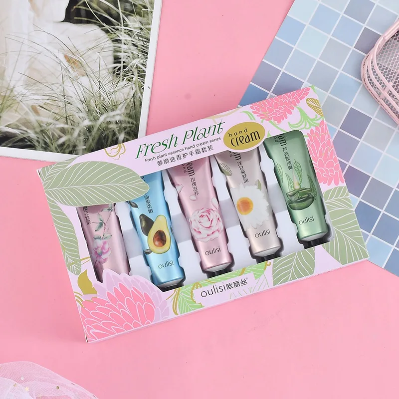 Набор кремов для рук с растительным экстрактом набор увлажняющий Осветляющий