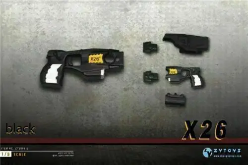 Zy Toys 1/6 масштаб пистолет Модель пластиковый пистолет оружие DIY Собранный Taser X26 Stun опасная игрушка подходит для 12 дюймов Экшн фигурки кукол