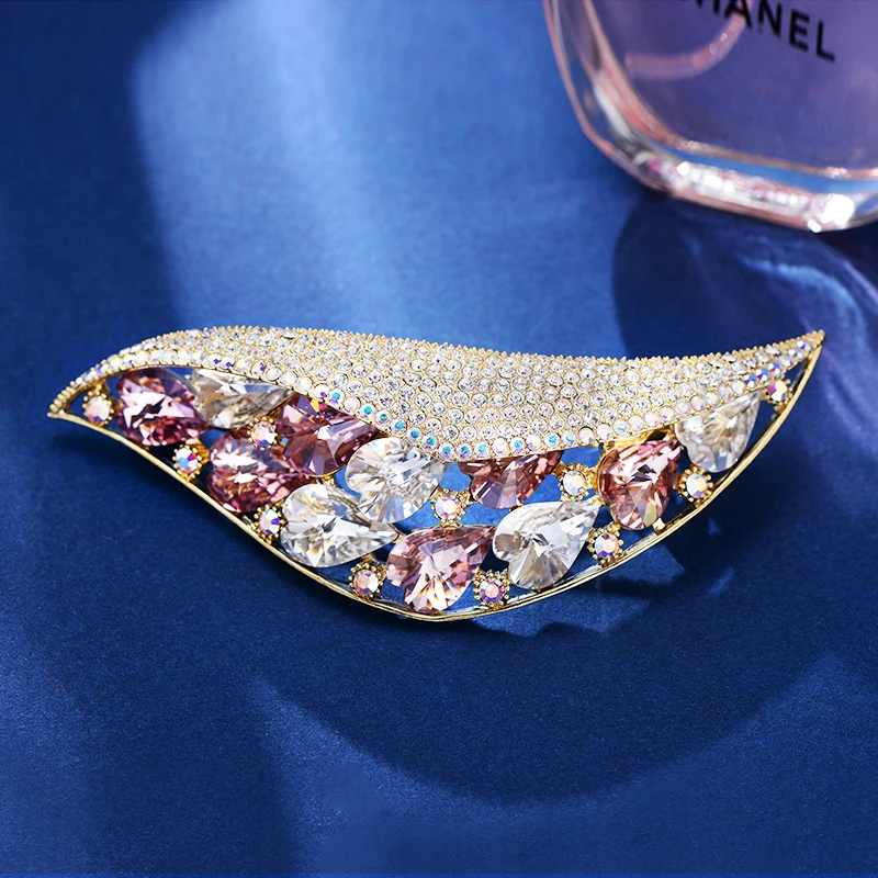ZHANG TAI Luxy Glitter Austrian Rhinestone Women Hair Clip Girls Hairpins Charming Tiaras Bride Wedding Accessories | Украшения и