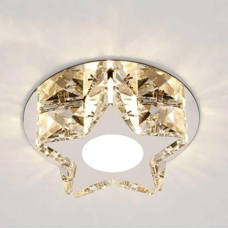 Хрустальный светодиодный потолочный светильник в коридор освещение для