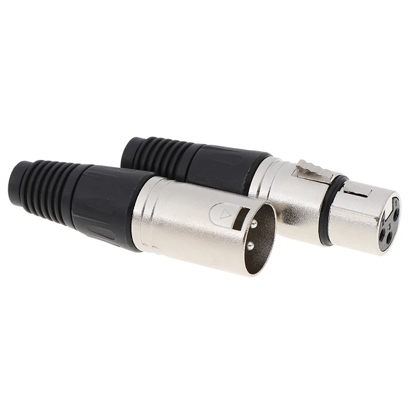 1 pair Male & Female 3 Pin Microphone Audio Cable Plug Connectors Terminal | Электроника
