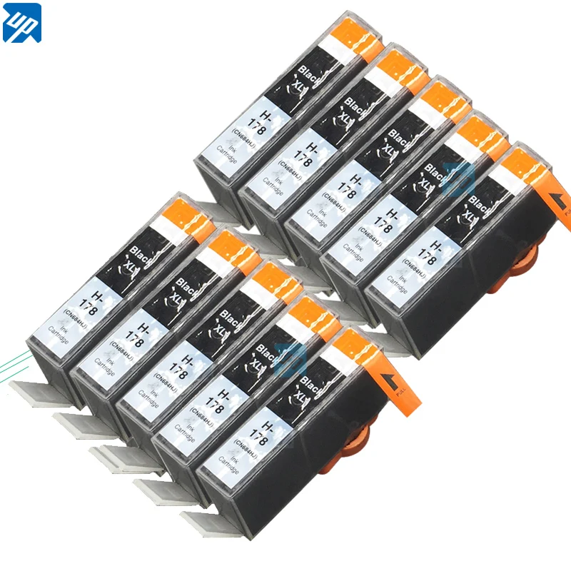Картридж до 10 черных чернил совместимый с принтером HP 178 178XL Photosmart 5510 5511 5512 5514 5515 5520
