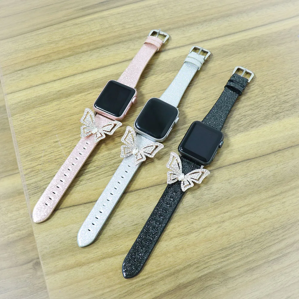 

Genuine Leather Watchbands For Apple Watch 6 Band SE Strap 44mm 40mm iWatch Series 5 4 Bracelet For Applewatch 3 42mm 38mm Bands