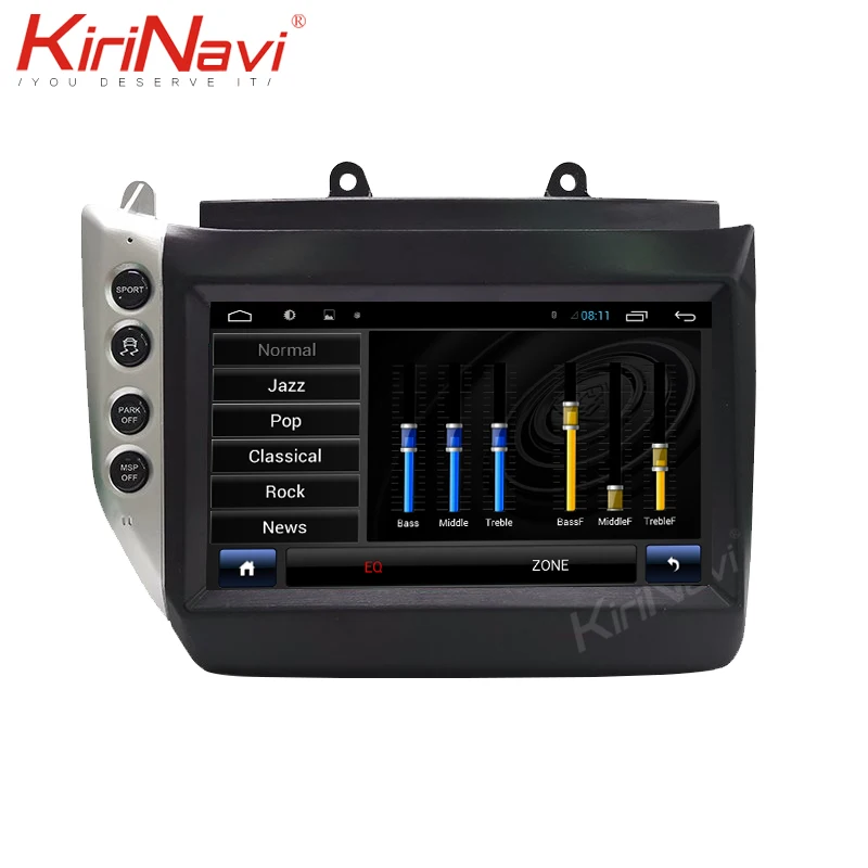 Автомагнитола KiriNavi 6 ядер PX6 4 + 64 ГБ 9 дюймов Android 0 автомобильный радиоприемник для